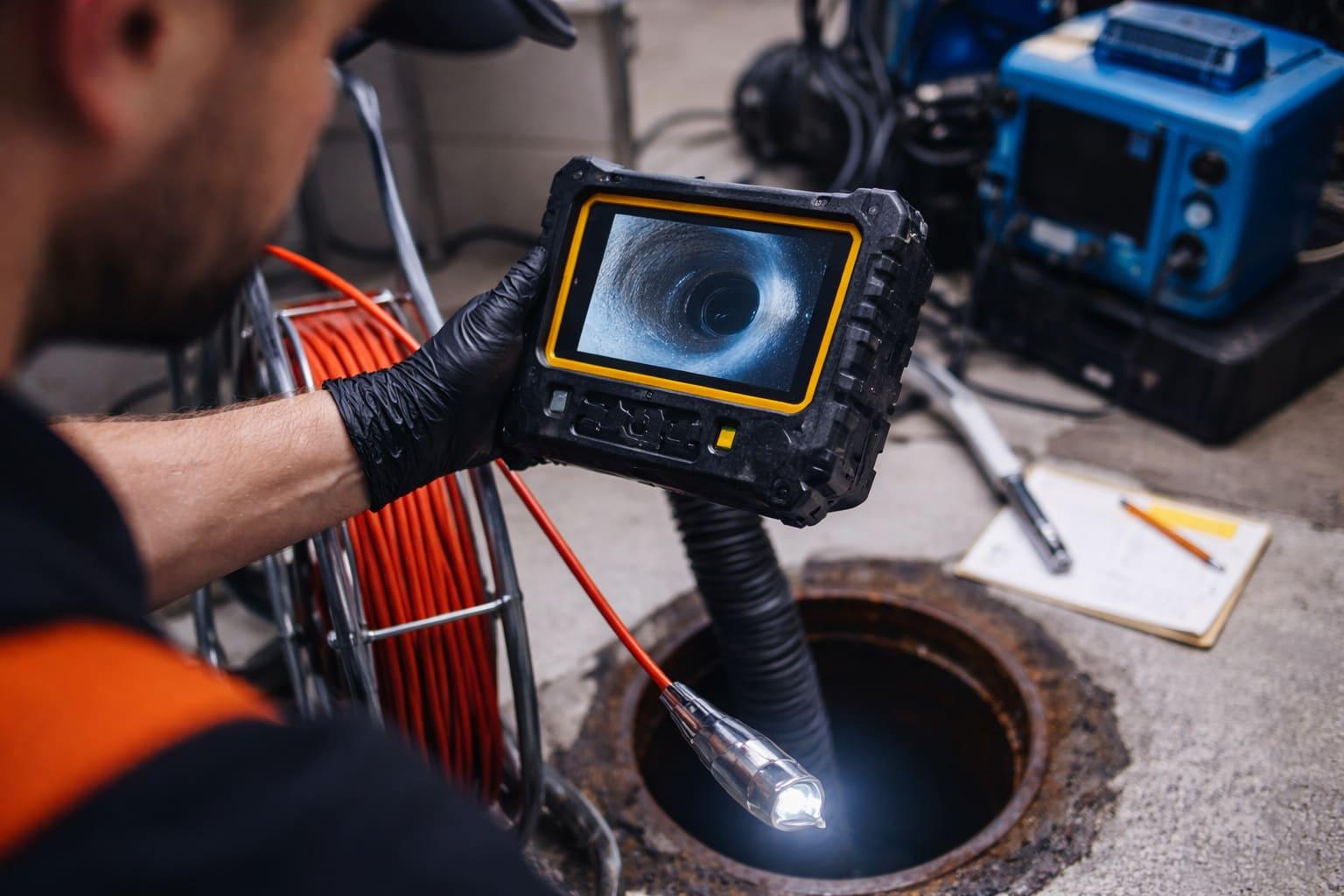 Service Inspection caméra — GIC Environnement assainissement Île-de-France